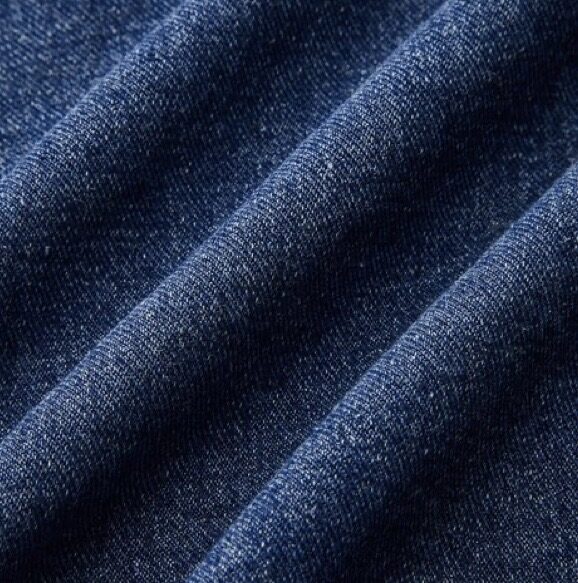 Denim fabric swatch
