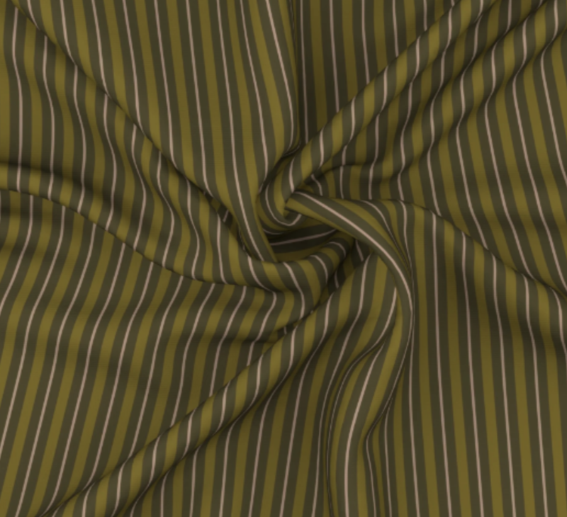 Green and yellow striped boardshort fabric